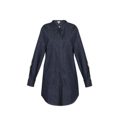 Loewe Blue Cotton Casual Dress - 42