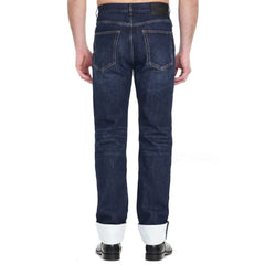 Loewe Blue Cotton Relaxed Fit Jeans