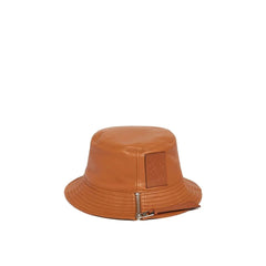 Loewe Brown Calfskin Bucket Hat - 57 cm|S