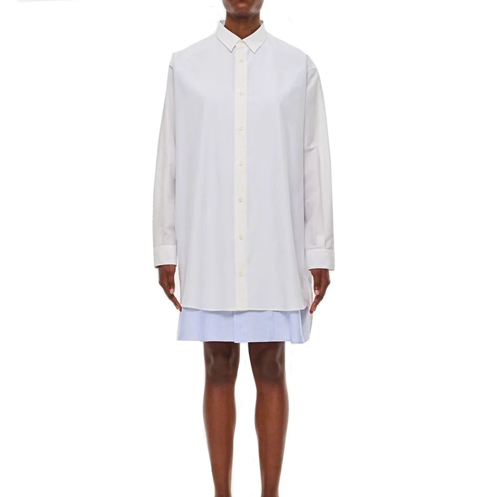Vestido de Algodón Blanco Loewe - 40