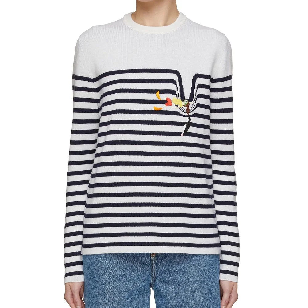 Loewe White Elastane Sweatshirt - M