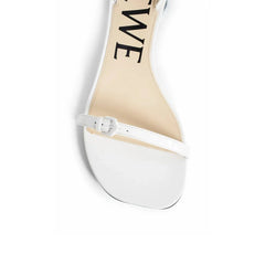 Loewe Sandales à Bride en Agneau Blanc