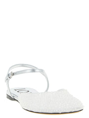 Loewe White Polyamide Ballet Flats