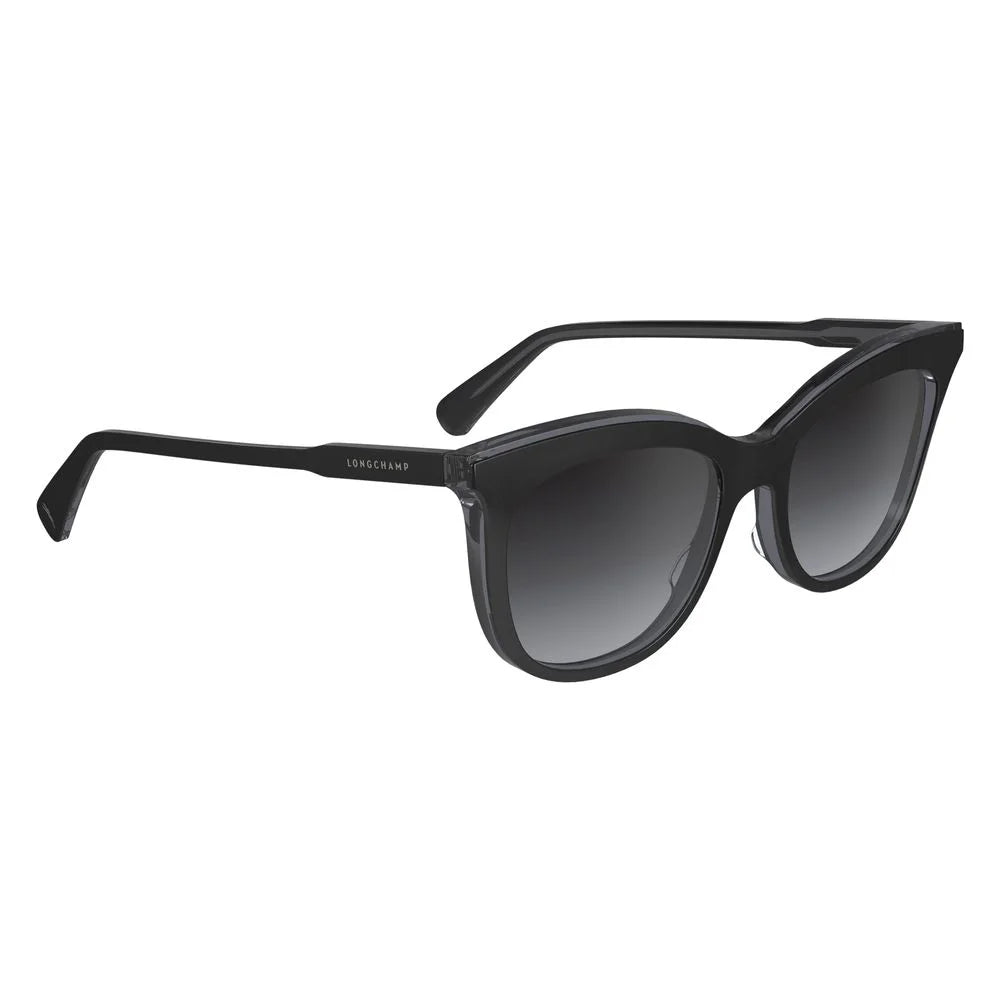 Longchamp Black Acetate Sunglasses