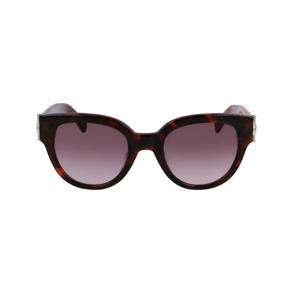 Longchamp Brown Acetate Sunglasses