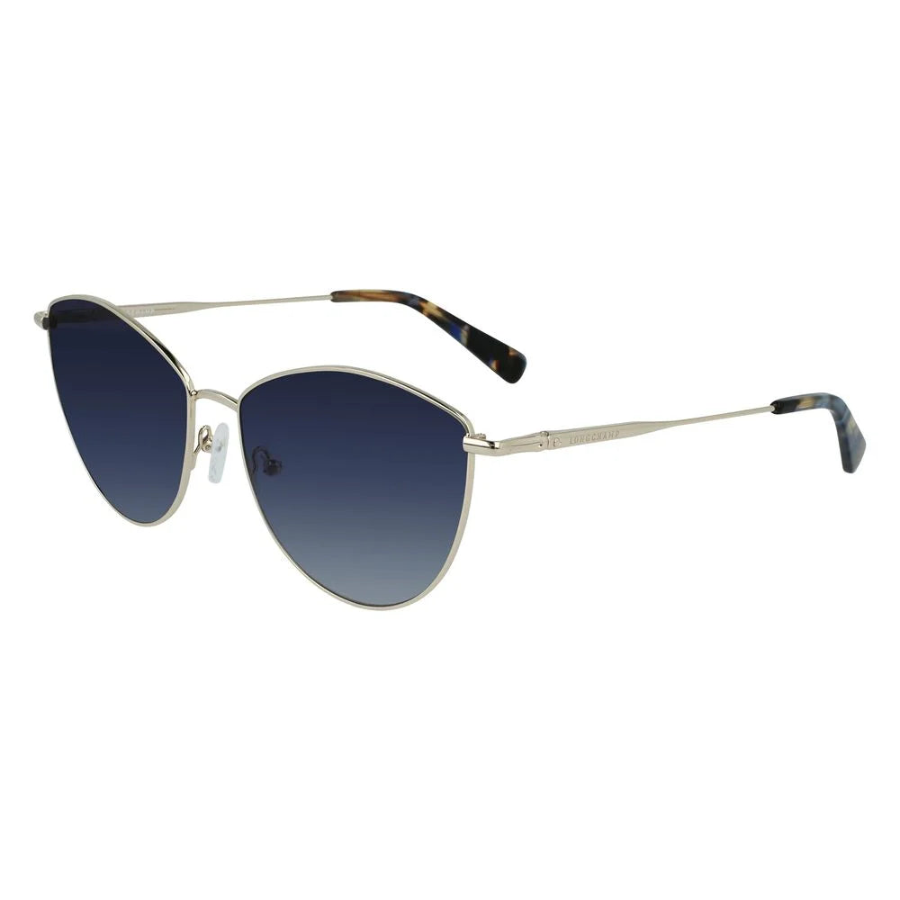 Longchamp Gold Metal Sunglasses - Sunglasses