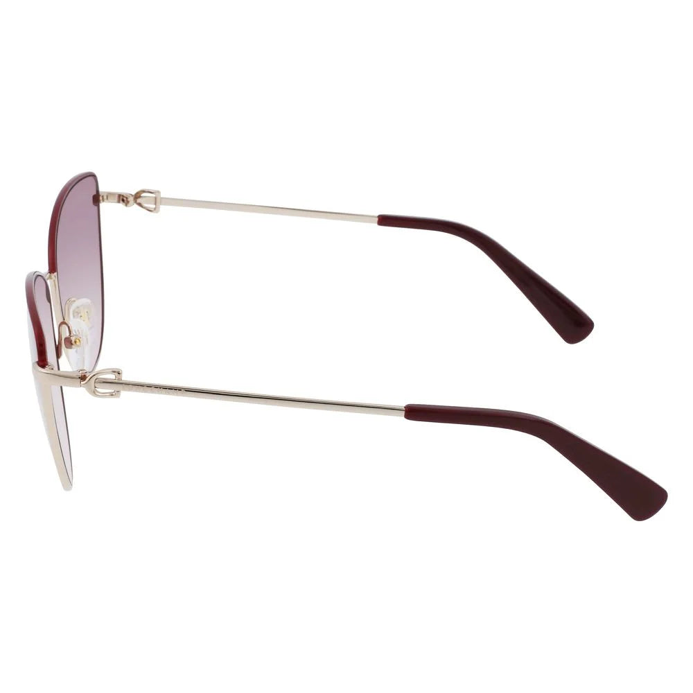 Longchamp Gold Metal Sunglasses - Sunglasses