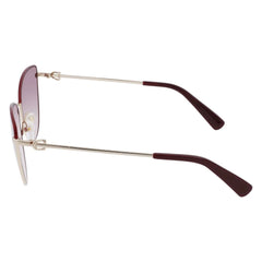 Longchamp Gold Metal Sunglasses - Sunglasses