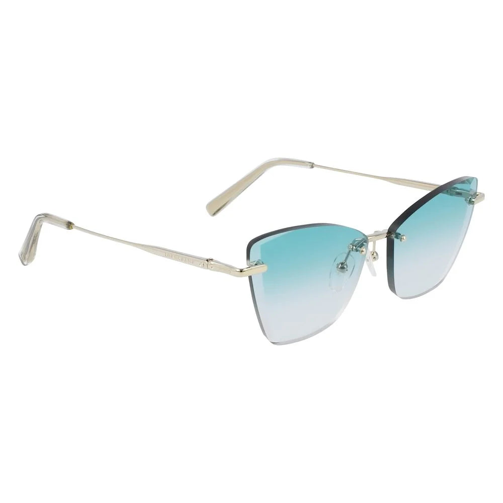 Longchamp Gold Metal Sunglasses - Sunglasses