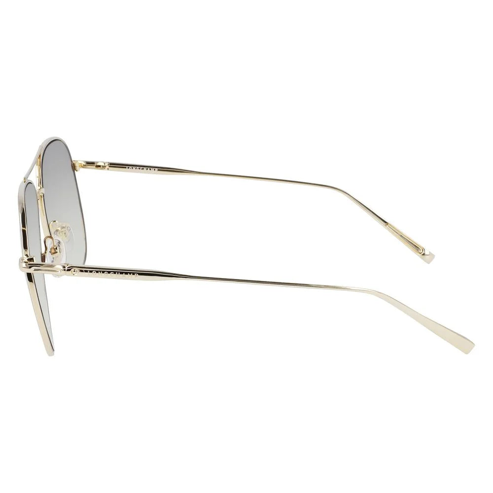 Longchamp Gold Metal Sunglasses - Sunglasses