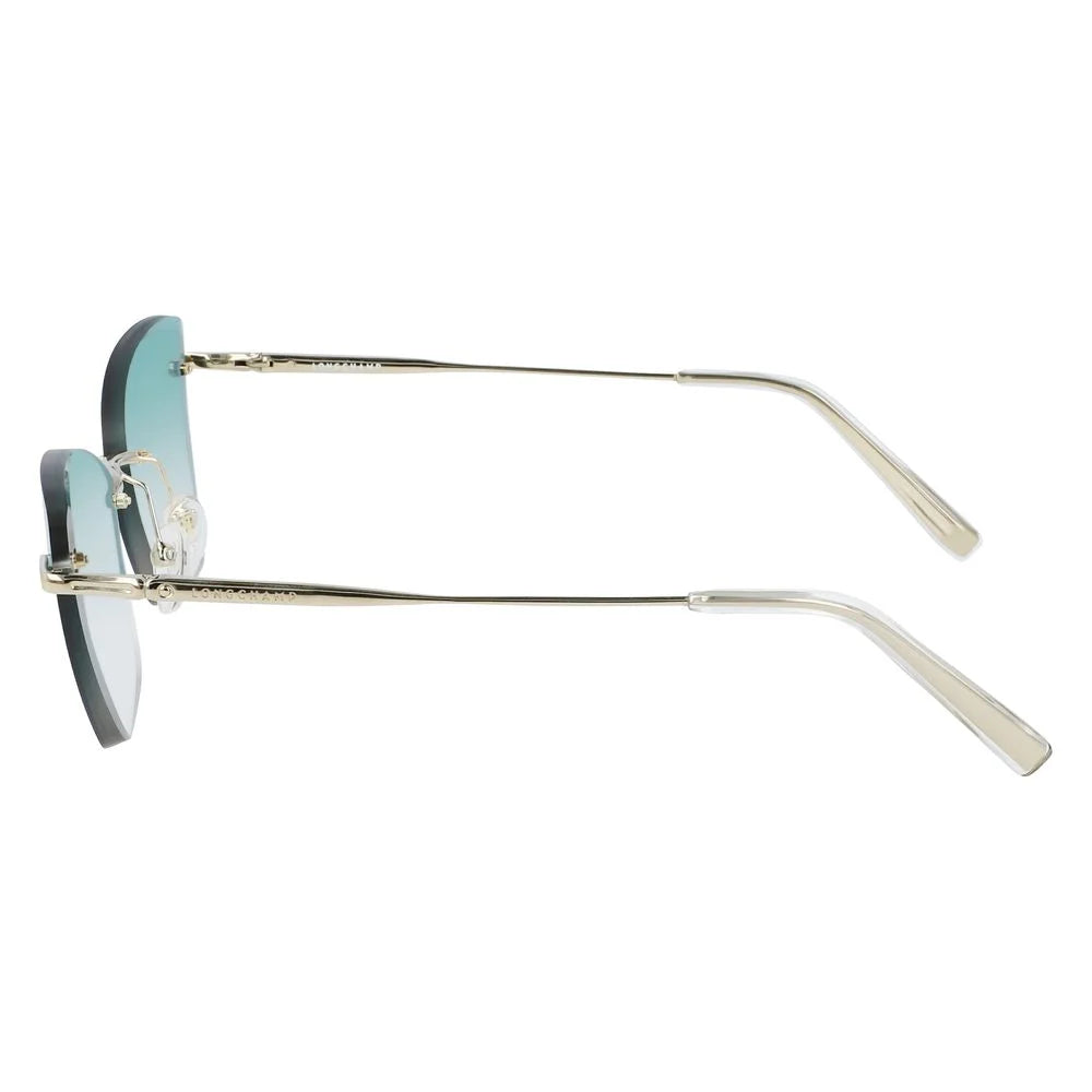 Longchamp Gold Metal Sunglasses - Sunglasses