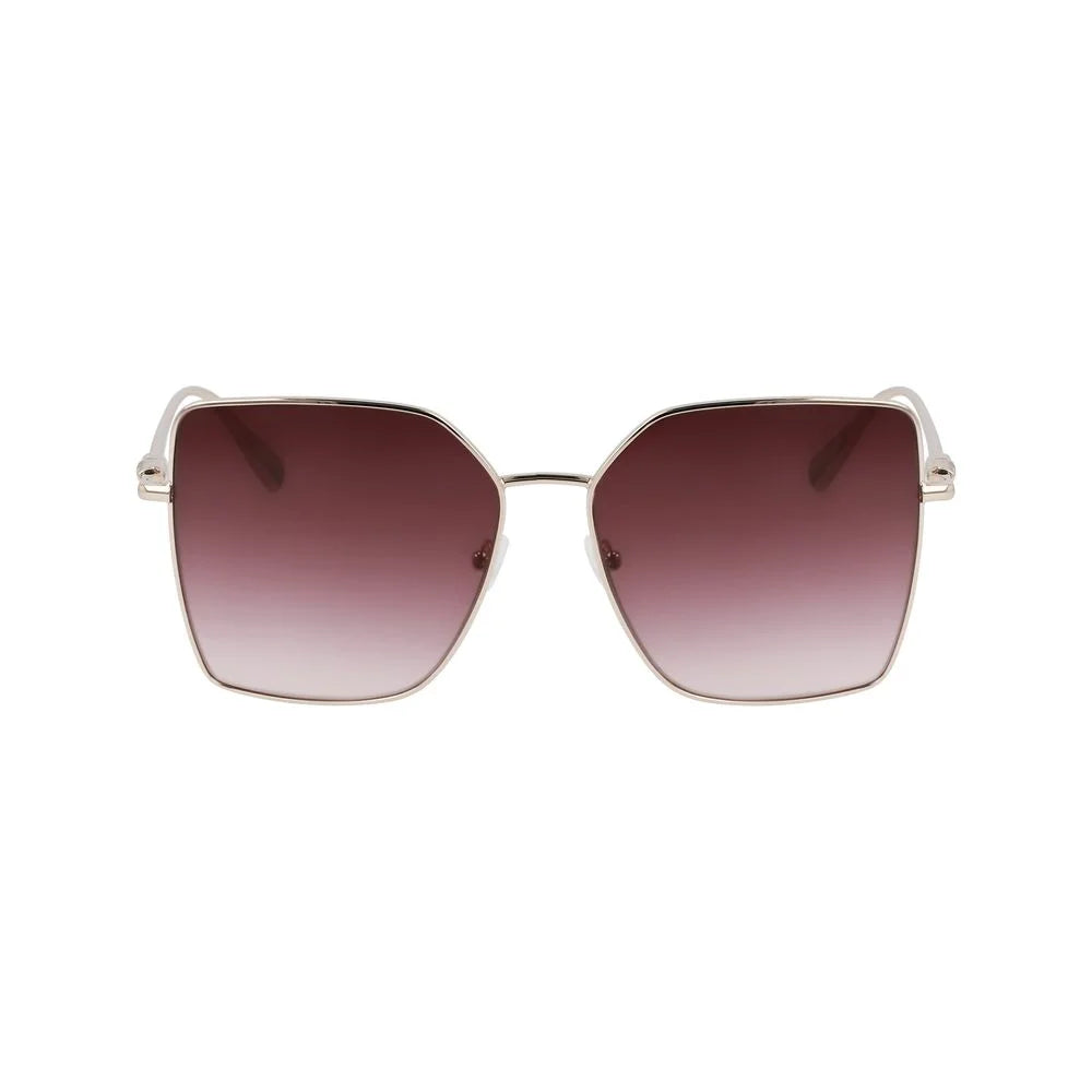 Longchamp Gold Metal Sunglasses