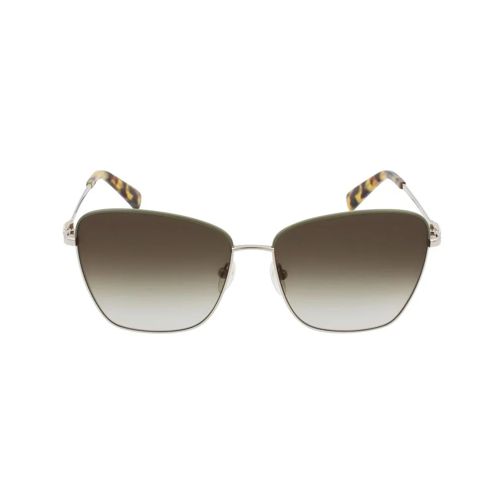 Longchamp Gold Metal Sunglasses - Sunglasses
