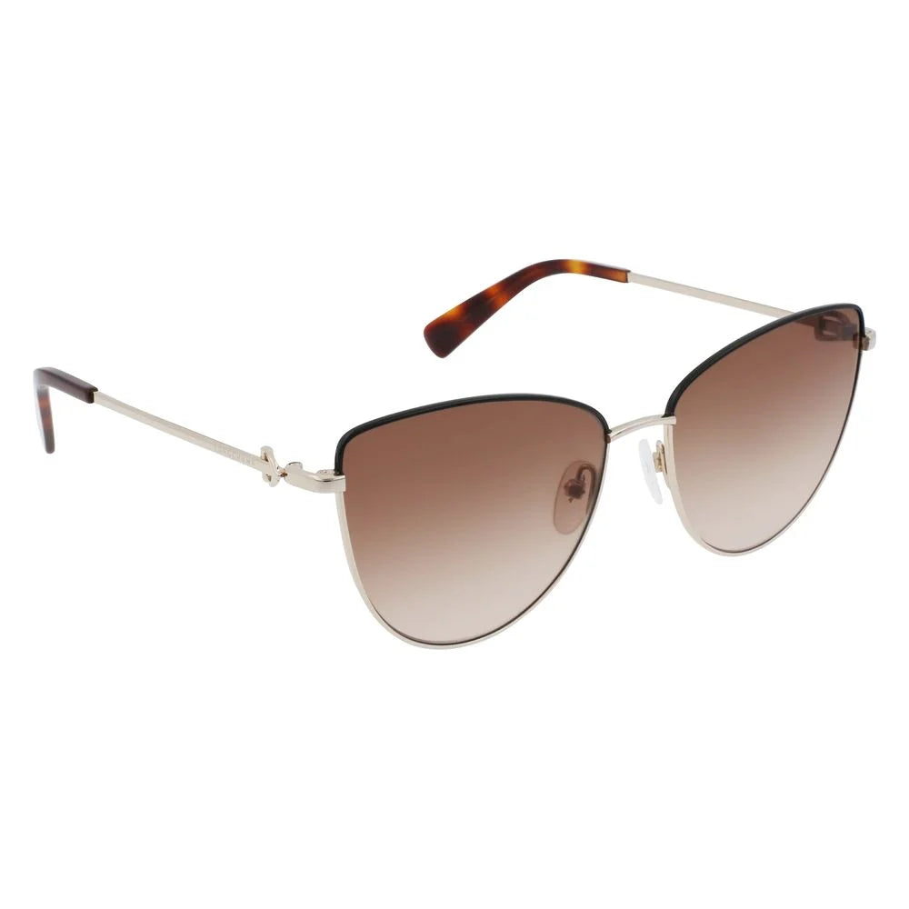 Longchamp Gold Metal Sunglasses - Sunglasses