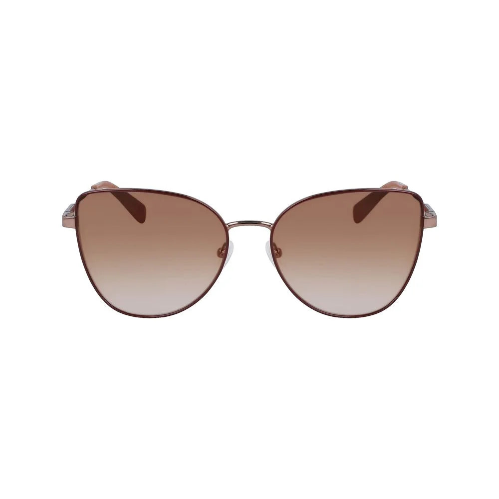Longchamp Gold Metal Sunglasses - Sunglasses