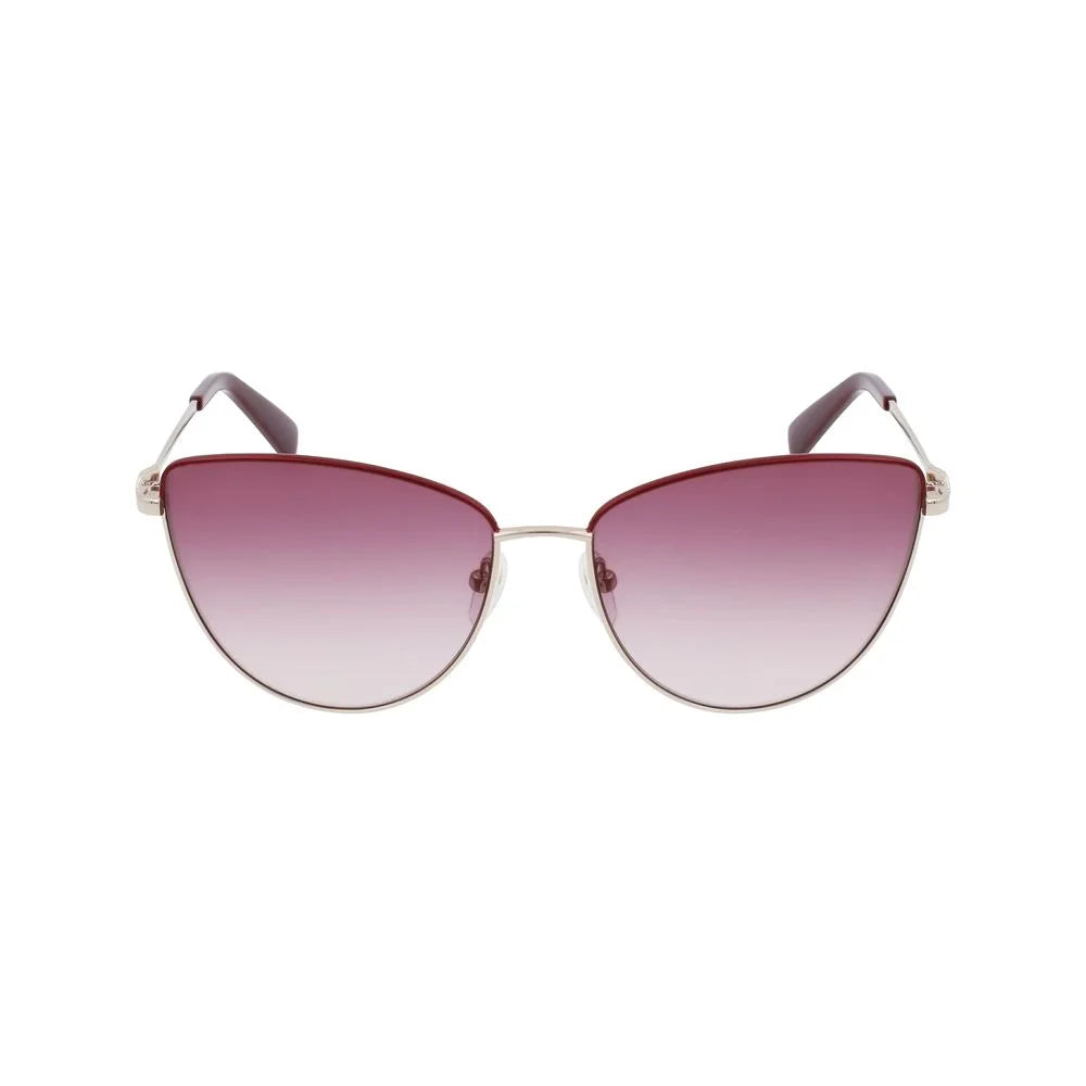 Longchamp Gold Metal Sunglasses - Sunglasses