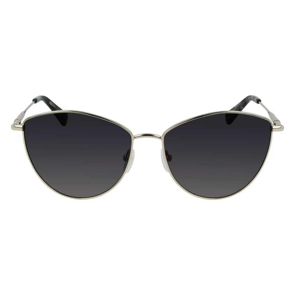 Longchamp Gold Metal Sunglasses - Sunglasses