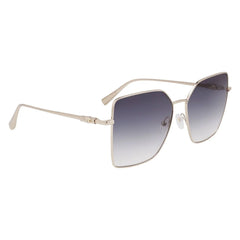 Longchamp Gold Metal Sunglasses