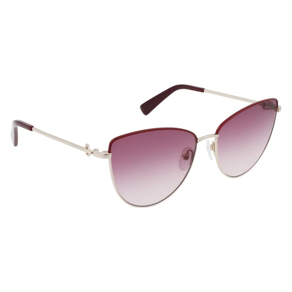 Longchamp Gold Metal Sunglasses - Sunglasses