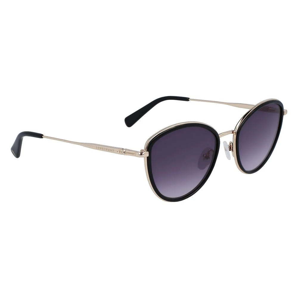 Longchamp Gold Metal Sunglasses