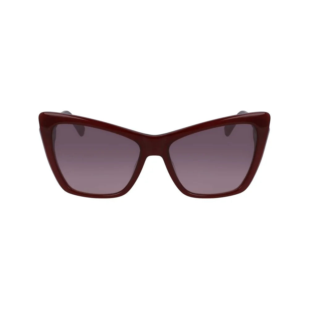 Longchamp Red Acetate Sunglasses - Sunglasses
