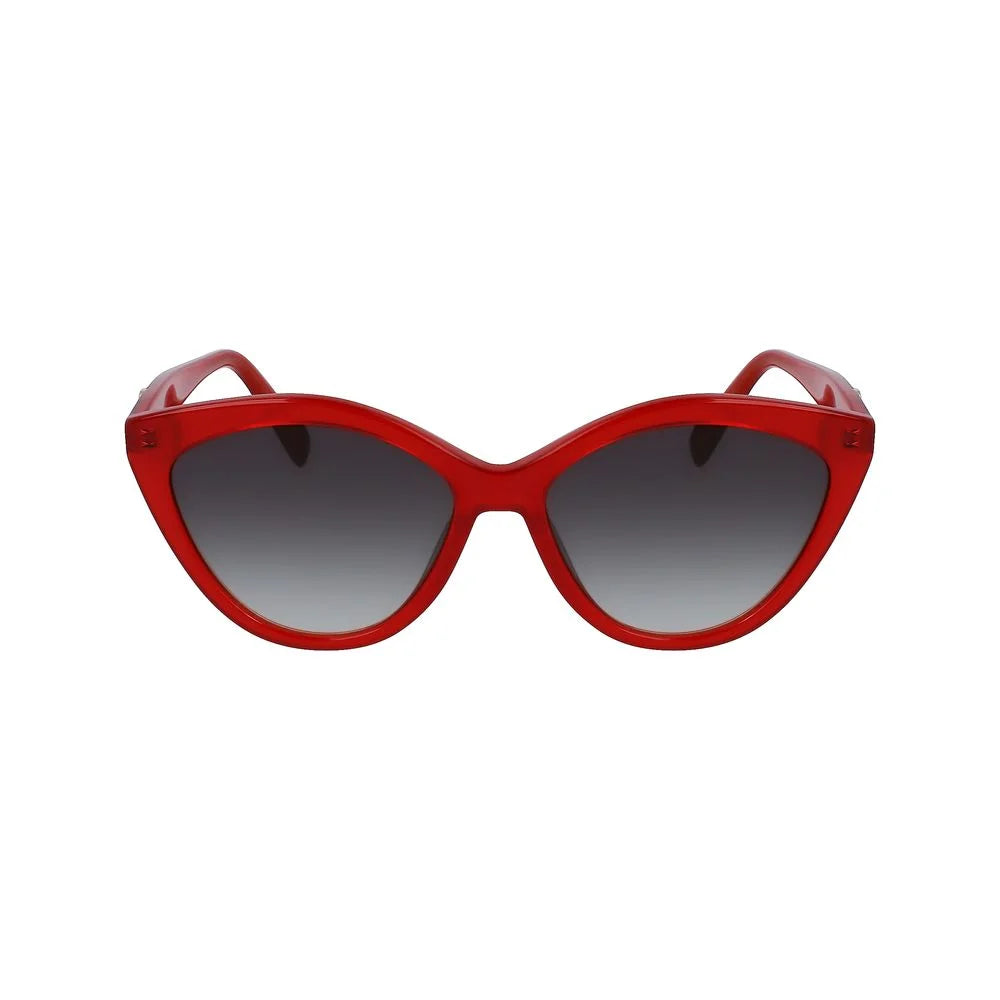 Longchamp Red Acetate Sunglasses - Sunglasses
