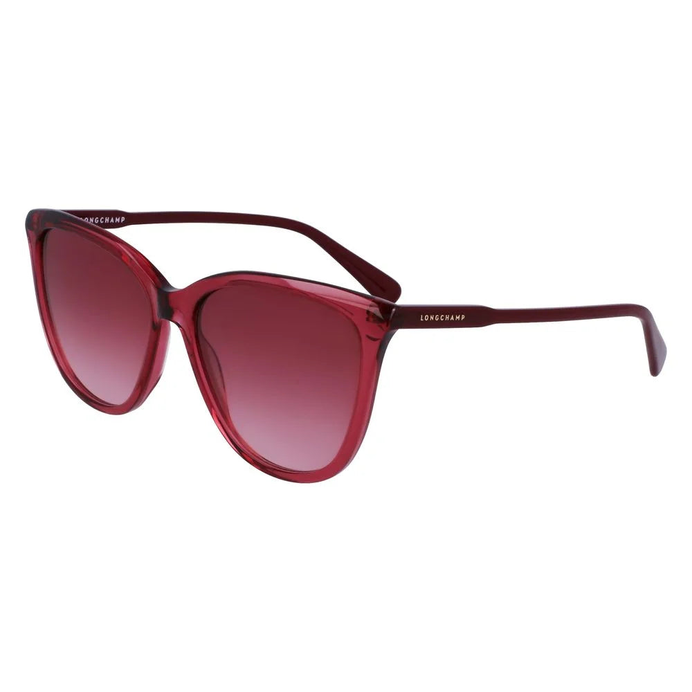 Longchamp Red Acetate Sunglasses - Sunglasses