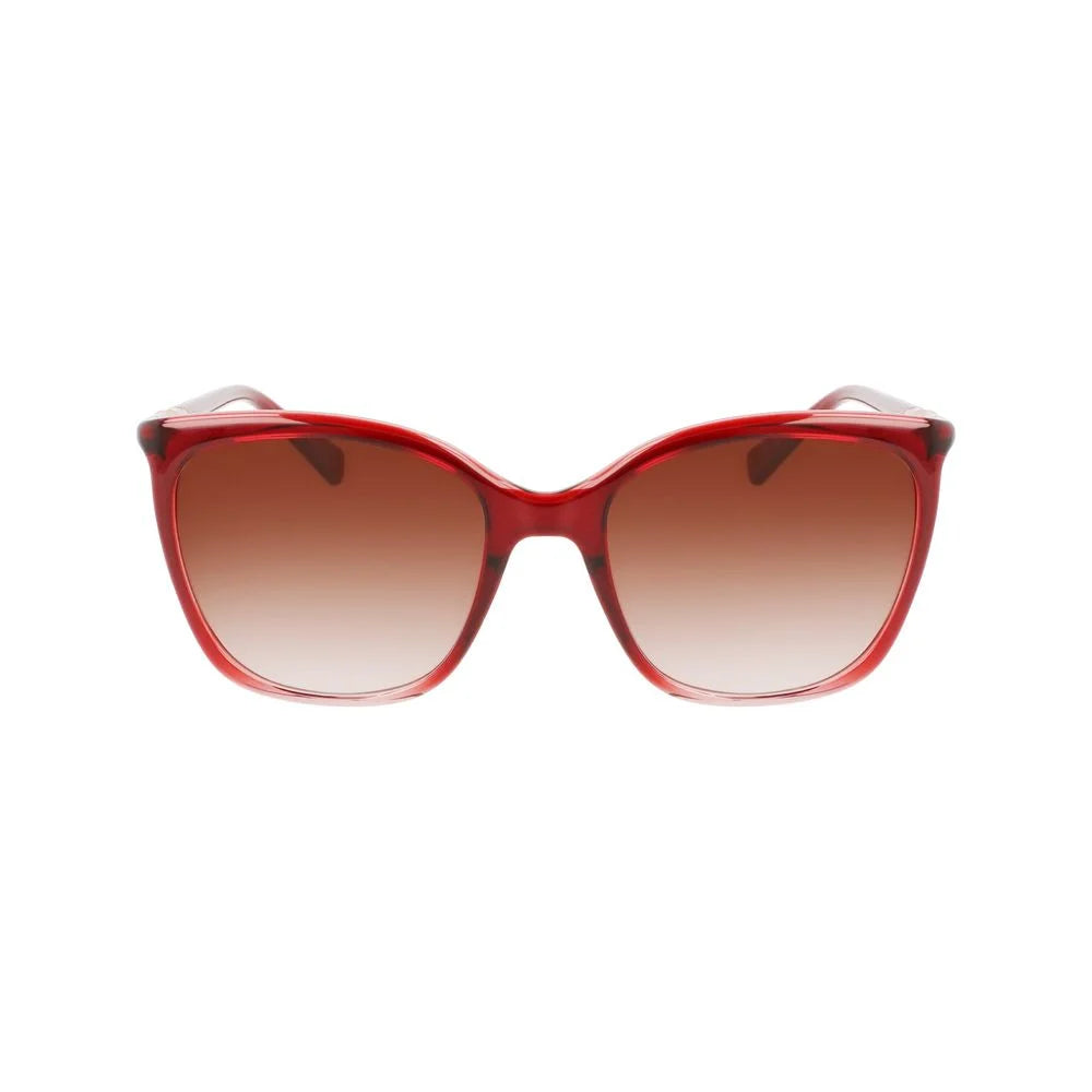 Longchamp Red Injected Sunglasses