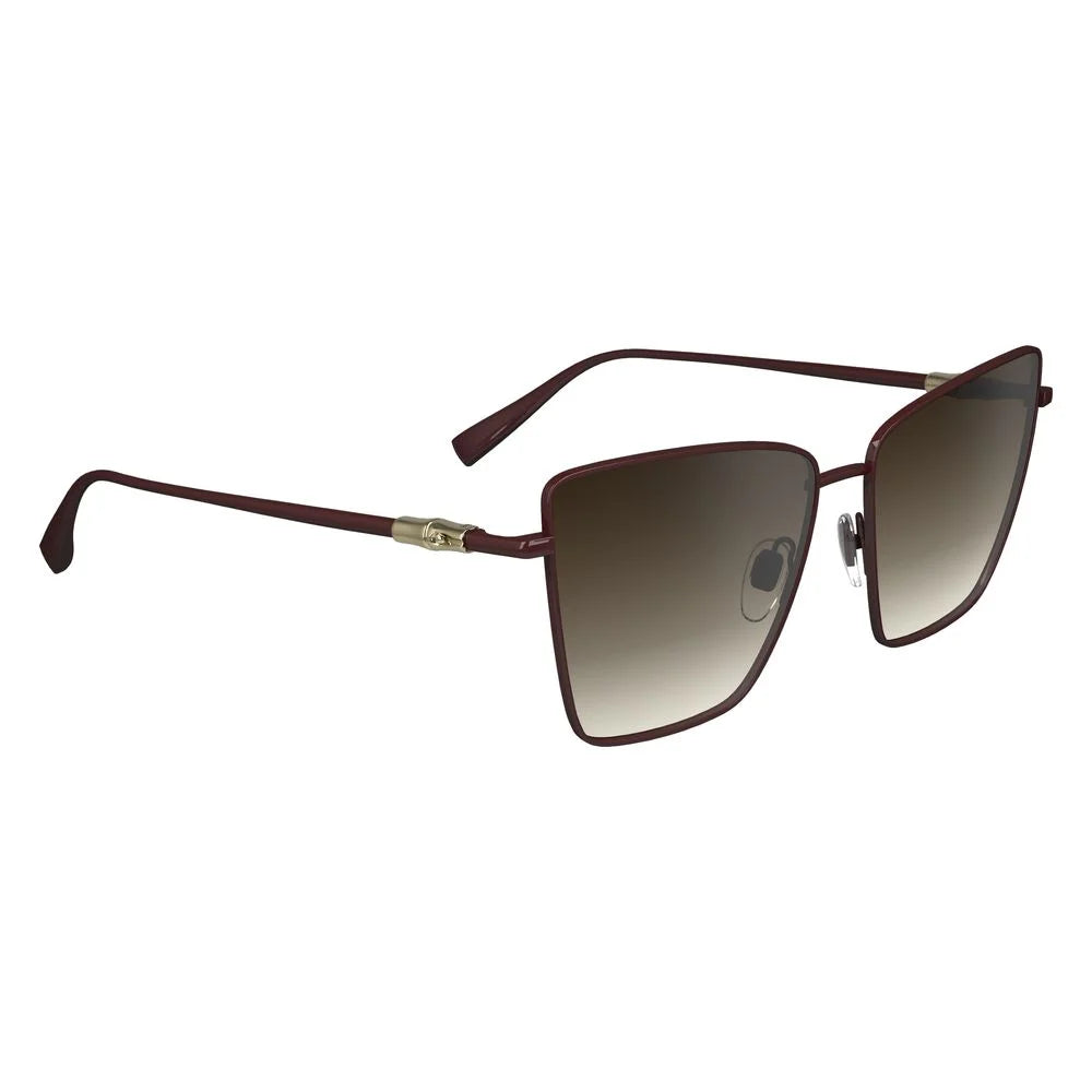 Longchamp Red Metal Sunglasses - Sunglasses