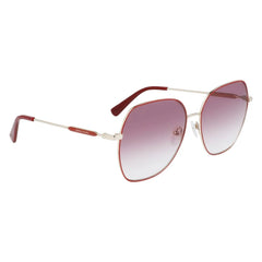 Longchamp Red Metal Sunglasses - Sunglasses