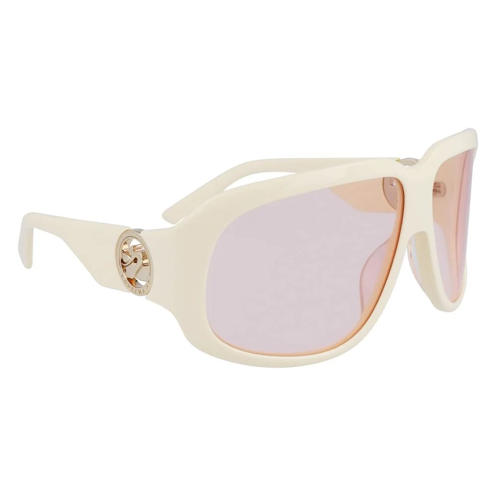 Longchamp White Acetate Sunglasses - Sunglasses