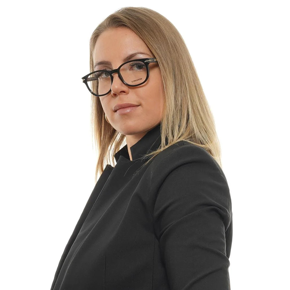 Longines Black Unisex Glasses Frame - Eyeglasses