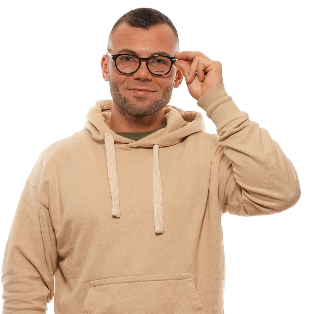 Longines Black Unisex Glasses Frame - Eyeglasses