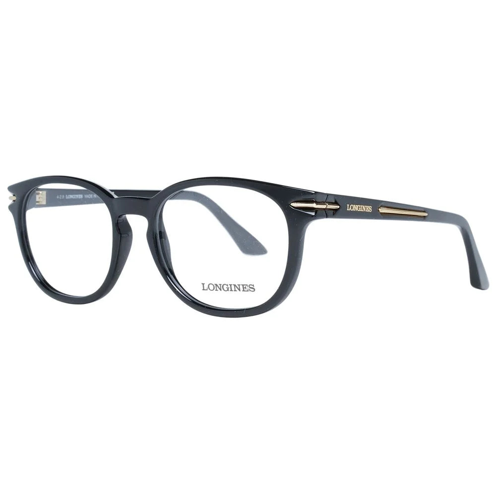 Longines Black Unisex Glasses Frame - Eyeglasses