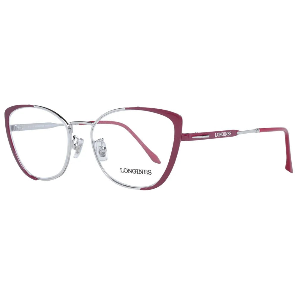 Longines Burgundy Women Glasses Frame - Eyeglasses