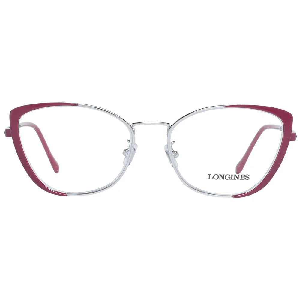 Longines Burgundy Women Glasses Frame - Eyeglasses