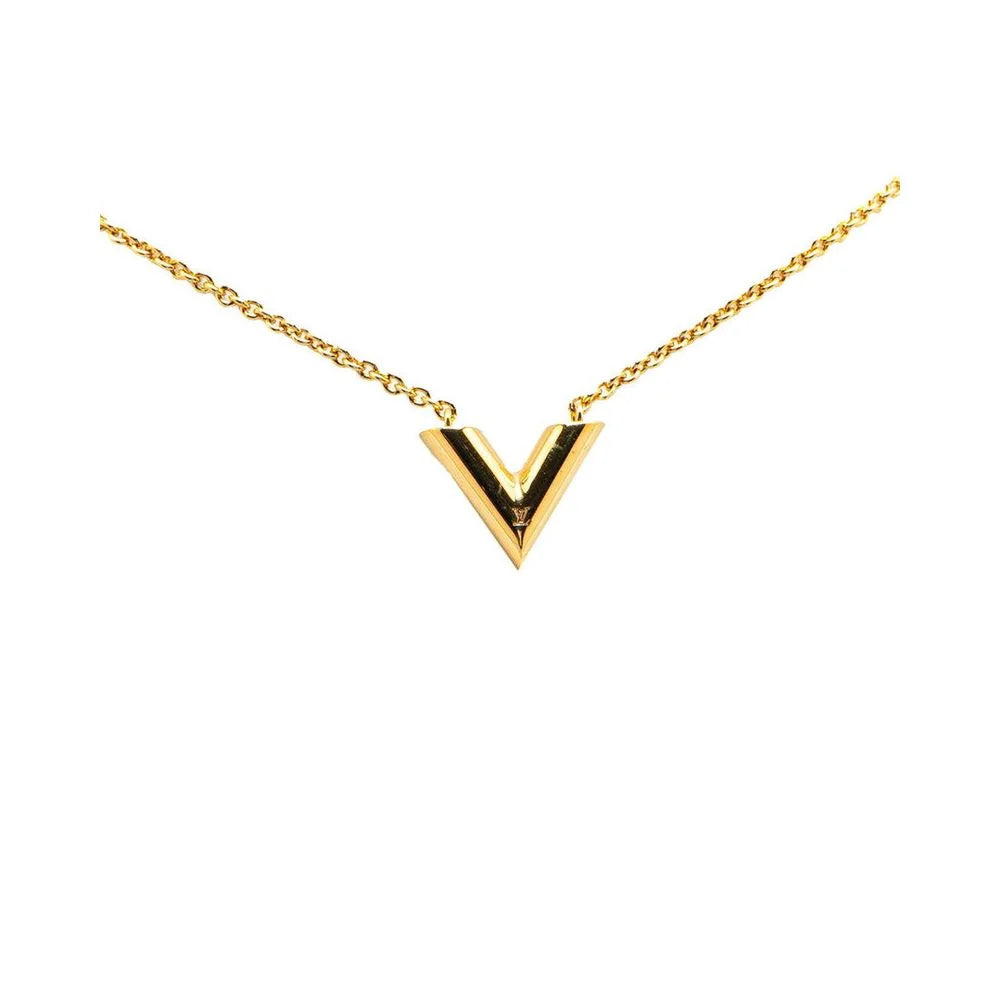 Louis Vuitton Gold Metal Necklace - One Size