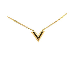 Louis Vuitton Gold Metal Necklace - One Size
