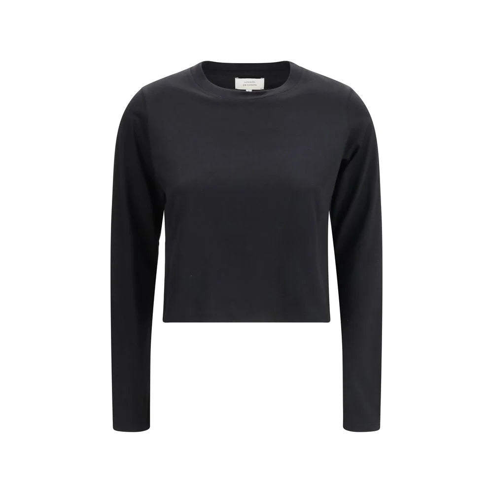 Loulou De Saison Black Cotton Long Sleeve T-Shirt