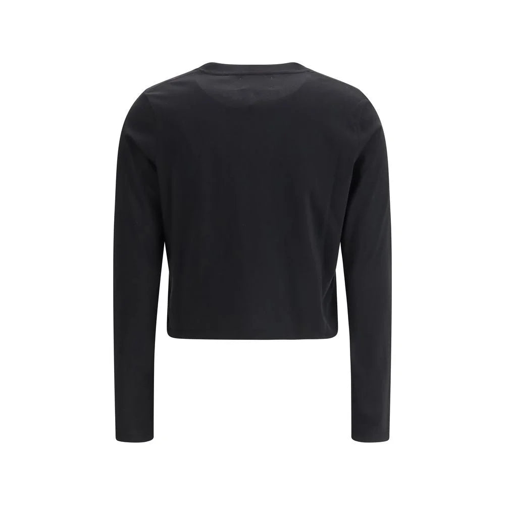 Loulou De Saison Black Cotton Long Sleeve T-Shirt