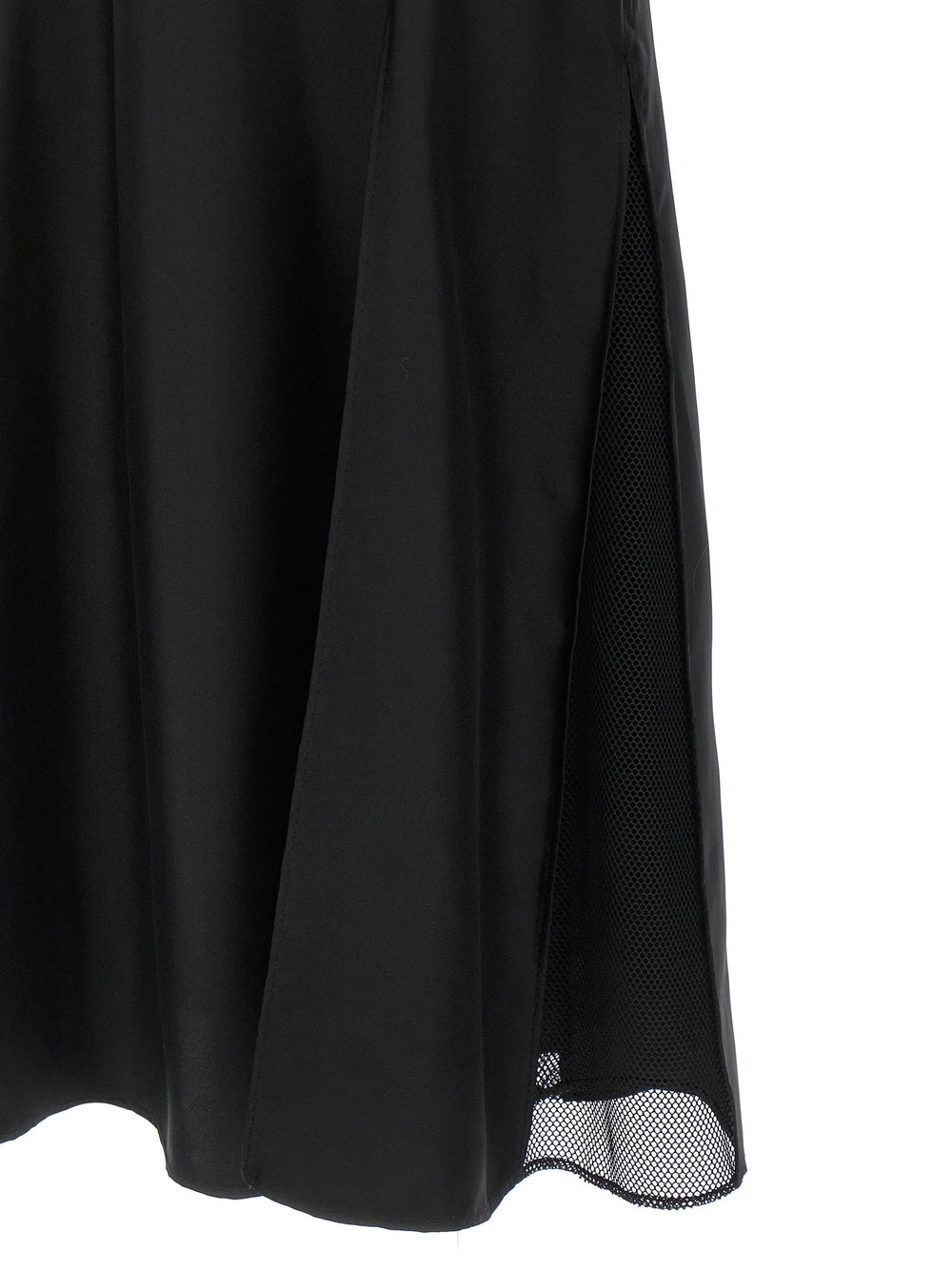 Loulou De Saison Black Silk Midi Dress