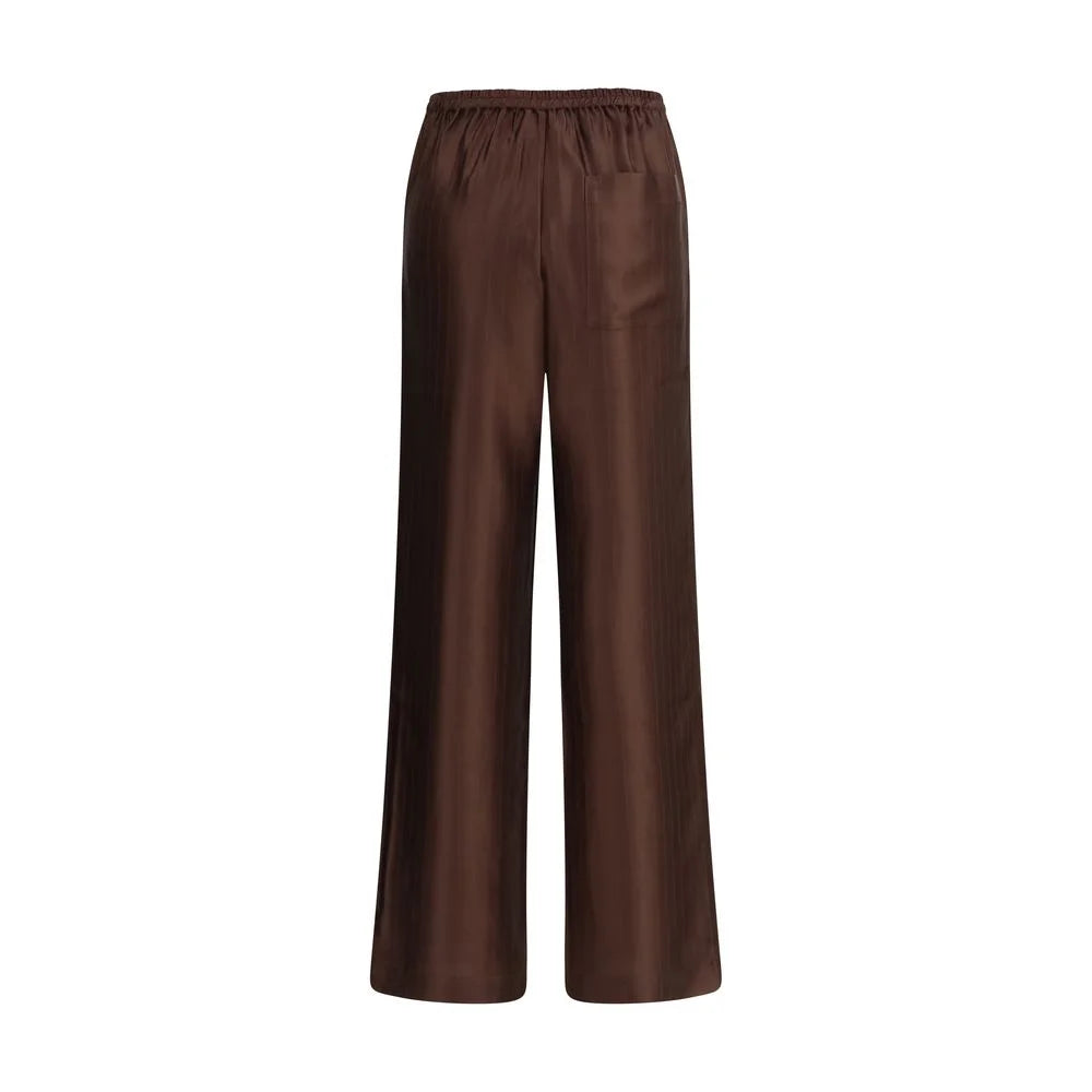 Loulou De Saison Brown Viscose Casual Pants