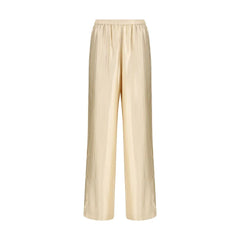 Loulou De Saison Cream Viscose Casual Pants