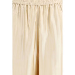 Loulou De Saison Cream Viscose Casual Pants