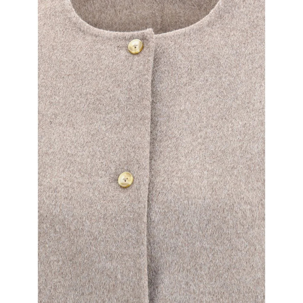 Loulou De Saison Gray Wool Coat - IT36 | XS