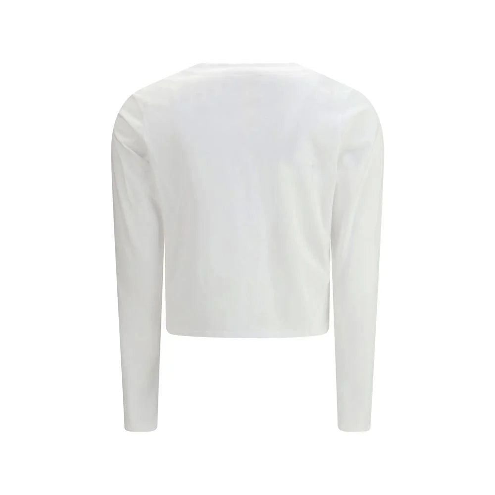 Loulou De Saison White Cotton Long Sleeve T-Shirt - XL
