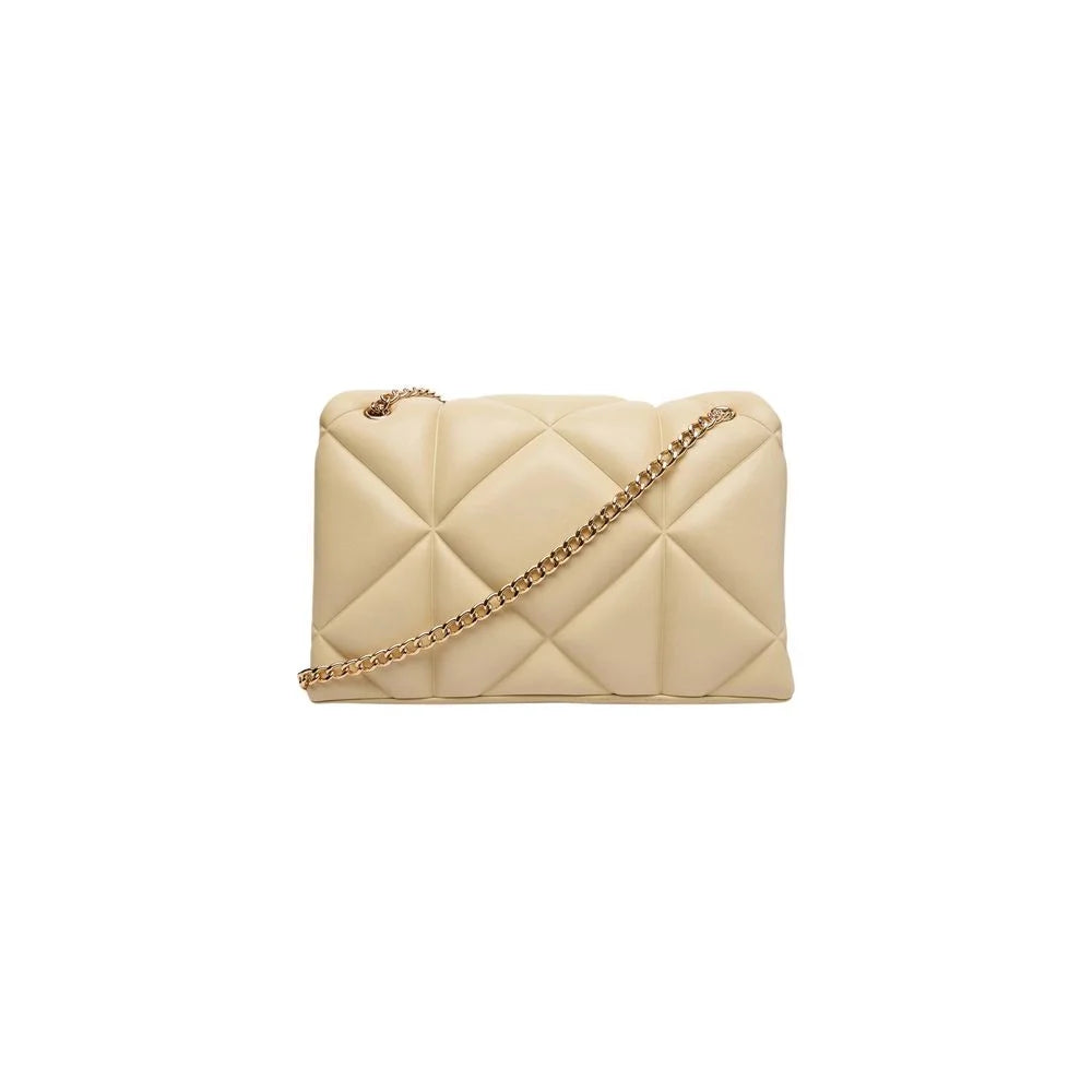 Love Moschino Beige Artificial Leather Handbag