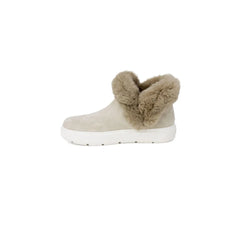 Love Moschino Beige Leather Sneaker - Sneakers