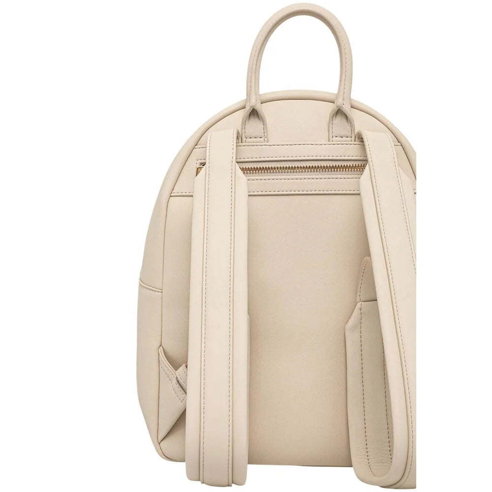 Love Moschino Beige Ryggsäck i Polyeten
