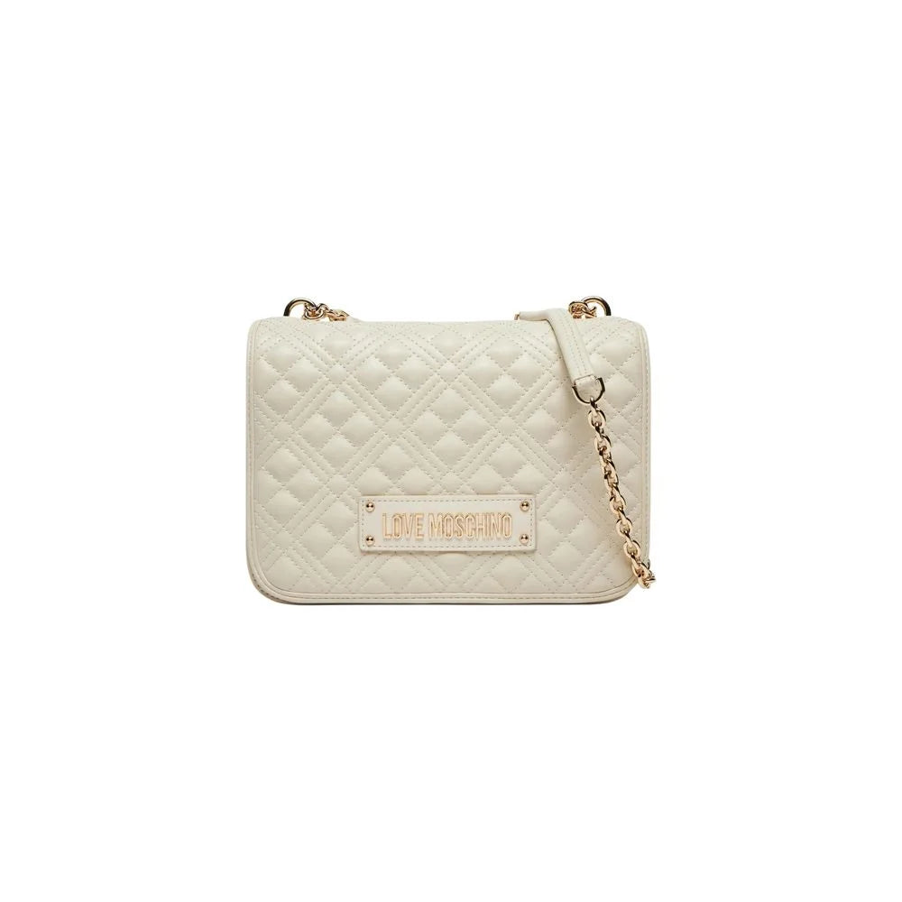 Love Moschino Bézs Polietilén Kézibag